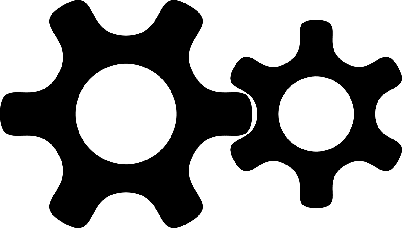 Free gear machine mesh vector