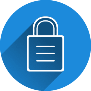 Free castle security locked vector